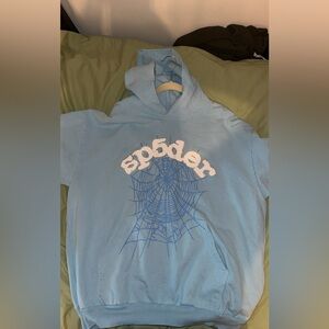 Blue Sp5der Hoodie